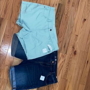 2 pairs of old navy shorts
